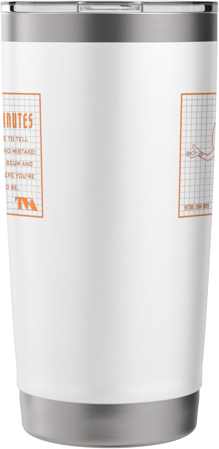 Marvel Loki Miss Minutes Time Scum Quote Stainless Steel Insulated Tumbler - Image 4