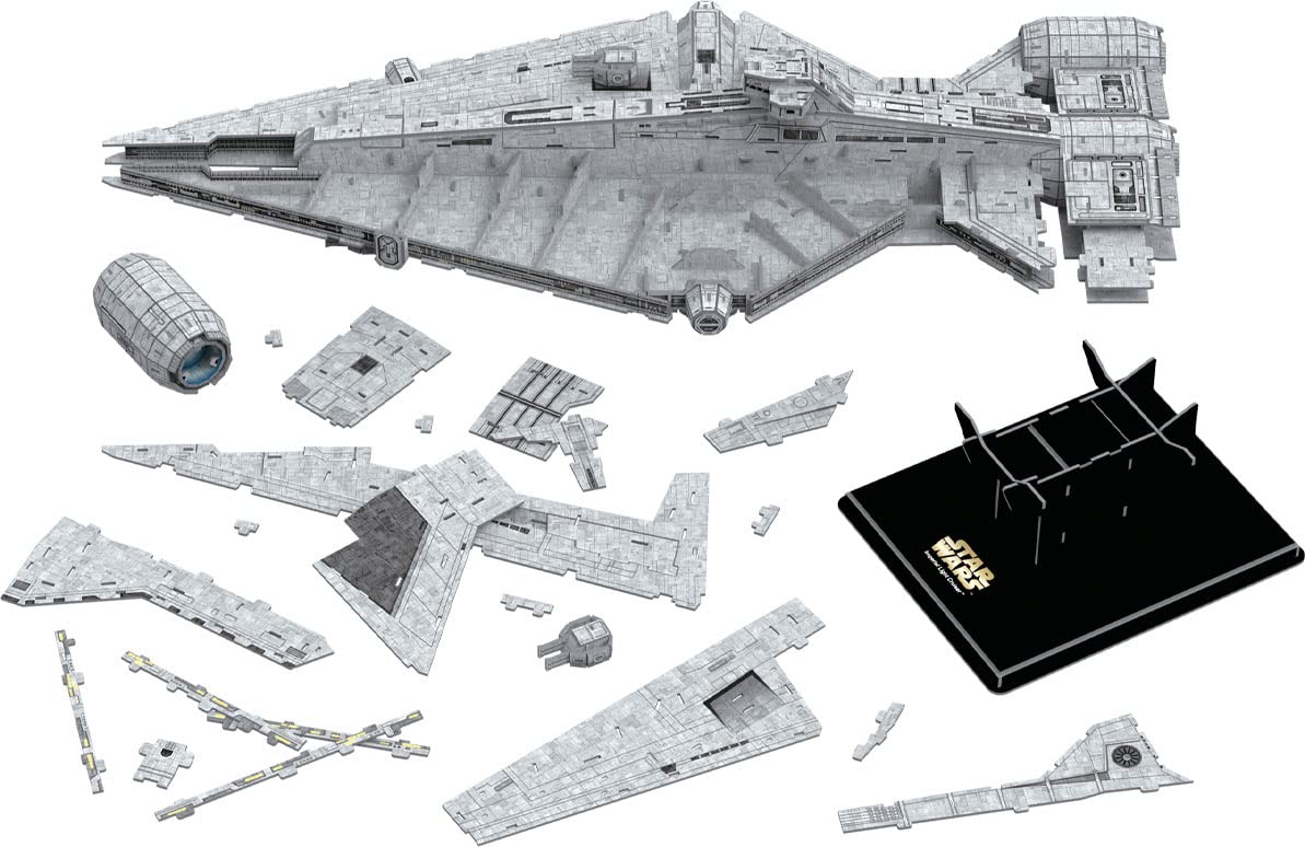 Revell The Mandalorian Kartonmodellbausatz I Detailgetreuer Modelbausatz des Imperial Light Cruiser I für Jung und Alt I 265 Teile I für Star Wars Fans I Ideale Geschenkidee für jeden Anlass