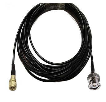 VAIGAI Male to M5 Compatible Connector Male 10-32 UNF Vibration Acceleration Test Pigtail RG174 Cable 1m 300cm 5m 10m1m