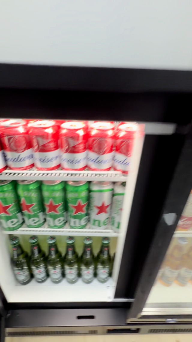 Image of Back Bar Cooler Under Counter Beverage Refrigerator, 7.5 Cu Ft Undercounter Fridge,2 Door 36 inch Commercial Beer Built-In Cooler with LED Light Adjustable Shelves Safety Locks,ETL Approval