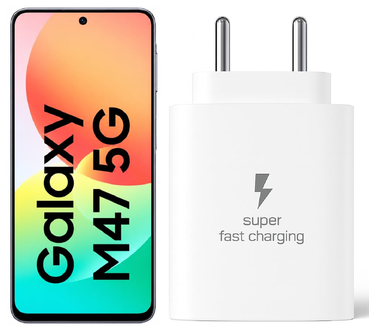 25W C-Type Super Fast Adapter Compatible with Samsung Galaxy M47 Charger Adapter for S24/S23/S23 fe/S22/S26/21 fe/A17/F16/M35/M16/M35/M05/A14, A15/S24 fe/A16 5g, White-image-32
