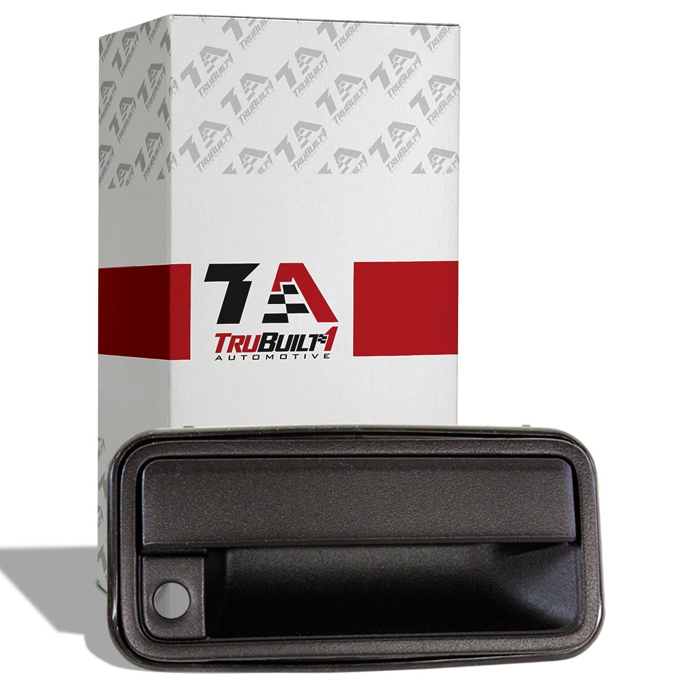 Exterior Door Handle, Front Right Passenger Side - Compatible with 1995-2000 Chevrolet, GMC C/K 1500 2500 3500 Suburban Tahoe Yukon; 1999-2000 Cadillac Escalade - Textured, Metal Lever - OEM 15742230