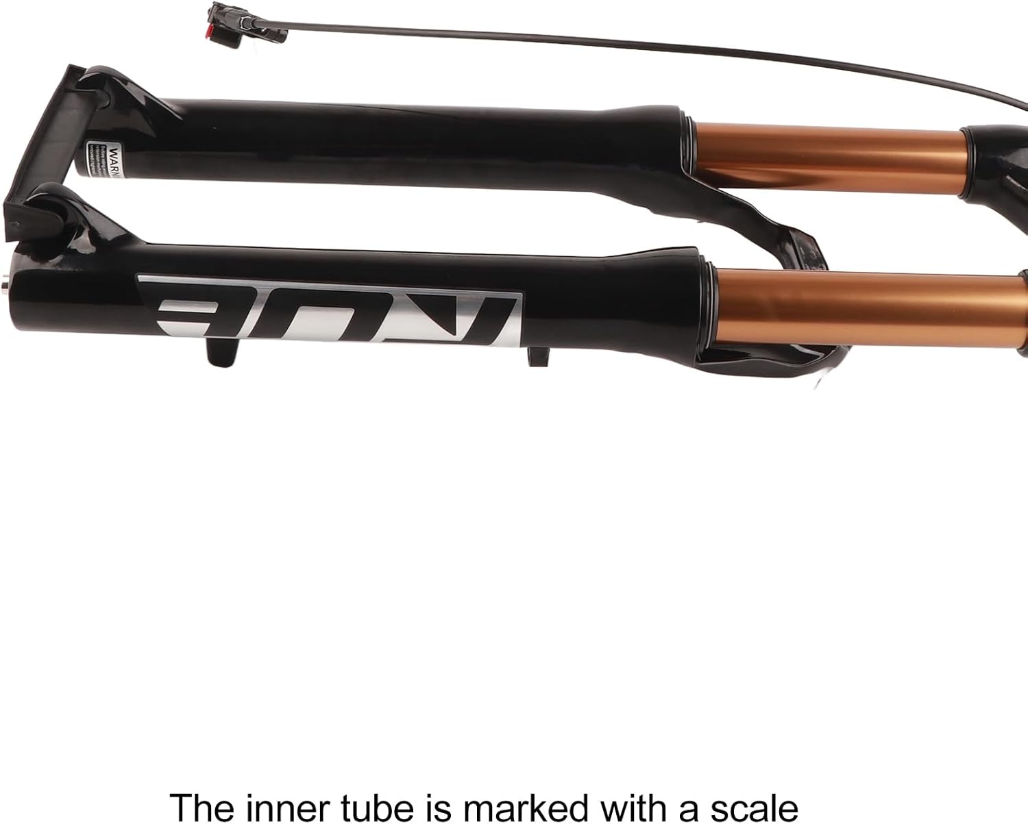 VBESTLIFE 24 Inch 135mm Air Suspension Fork, Adjustable Front Fork Shock Absorb Quick Release Wire Control Suspension Fork for Mountain