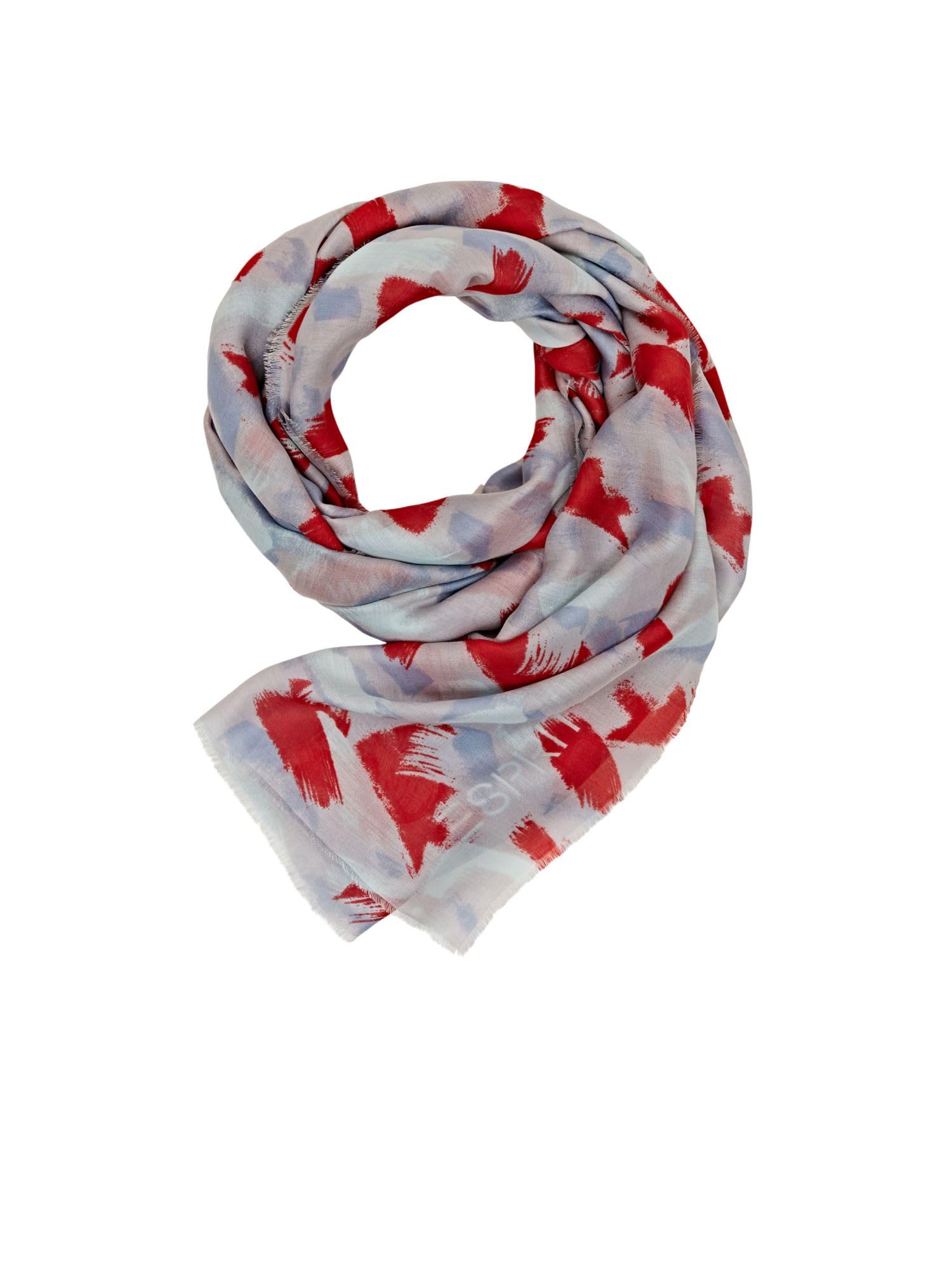 Foulard en Coton Imprimé Light Taupe - ESPRIT