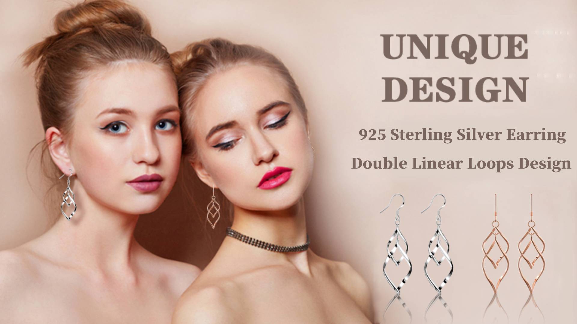 Amazon.com: Sterling Silver Dangle Earrings for Women, 14k Gold