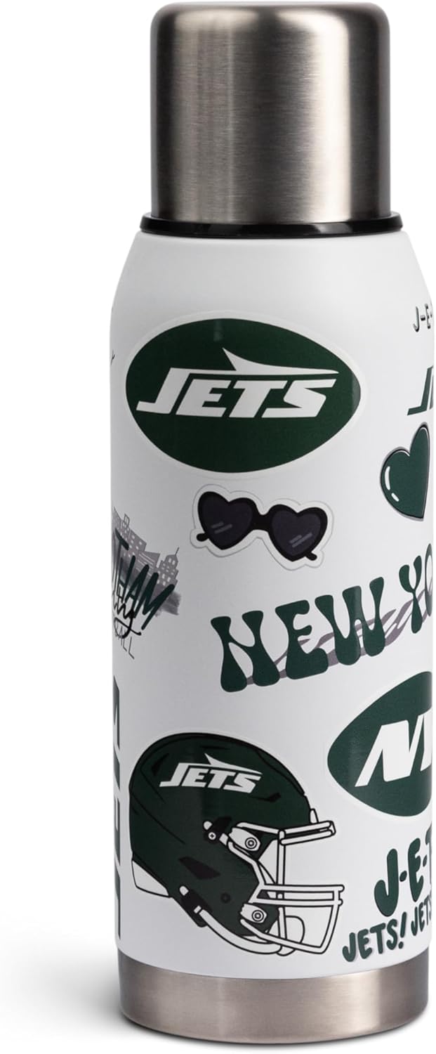 34oz Team Spirit Insulated Bottle New York Jets