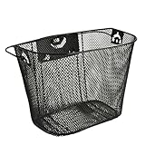 FISCHER Unisex Mit Schnellbefestigung Per Knopfdruck Lenker-korb, schwarz, Einheitsgröße