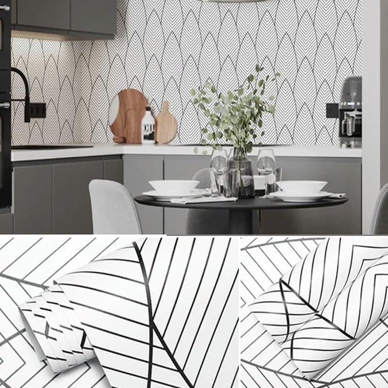 Papier peint géométrique autocollant mural amovible pour décoration maison