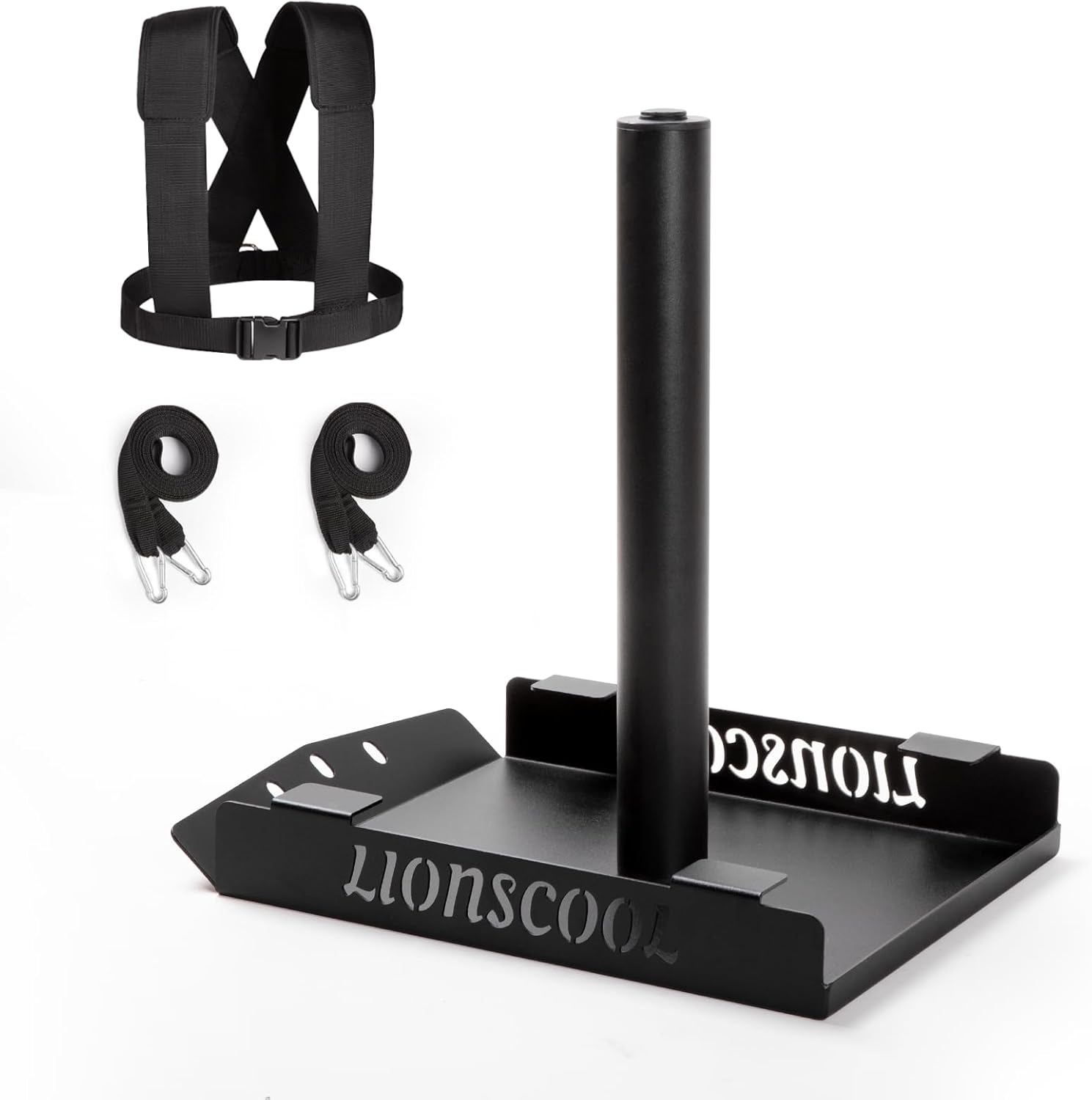 LIONSCOOL Weight Sled for Training, Speed and Strength Workout Sled with Pulling Belt or Harness