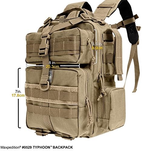 Maxpedition Typhoon Backpack Rucksack, Schwarz, One Size : Amazon 