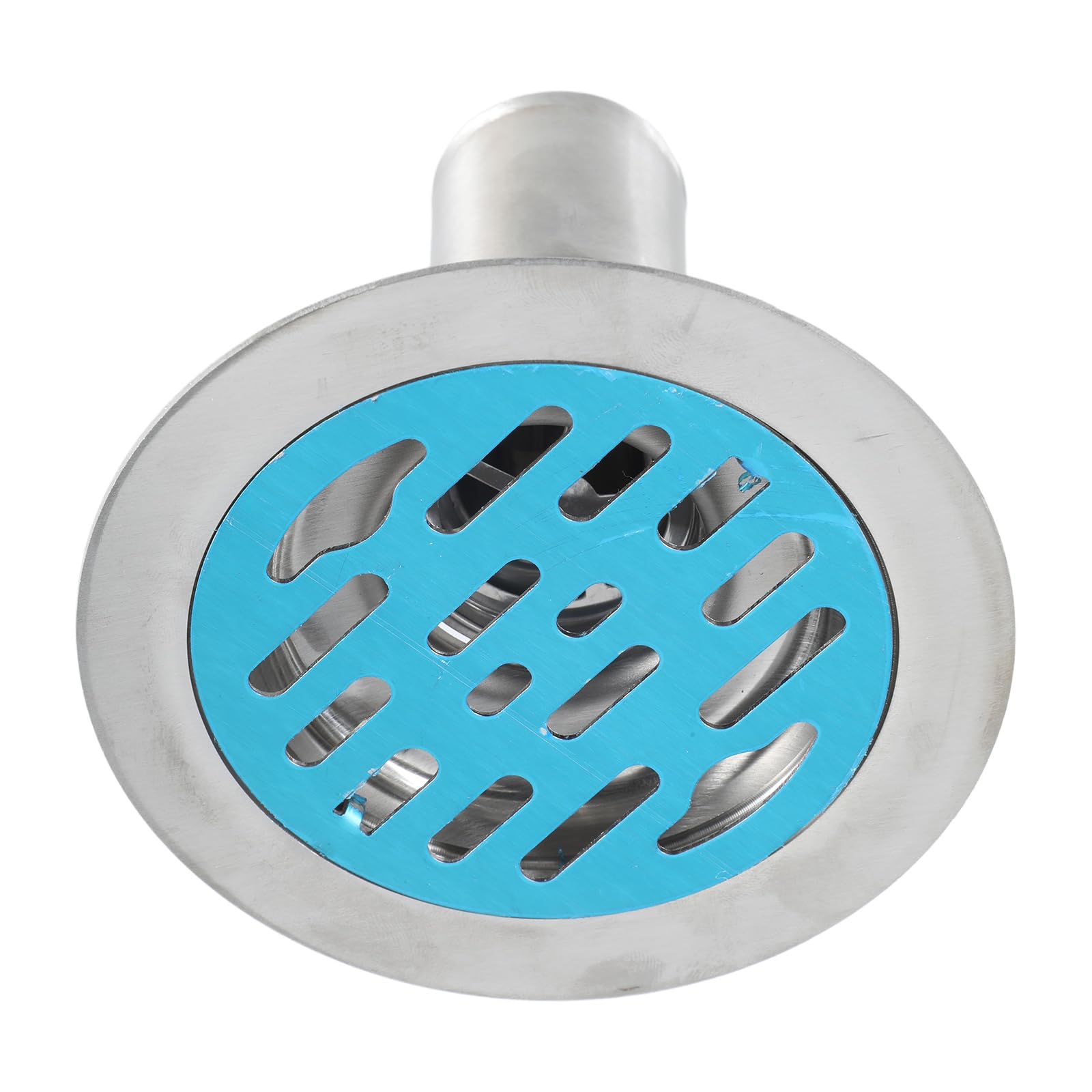 Round Shower Floor Drain AntiOdor Stainless Steels Strainer Hair Catcher for Bathroom Kitchen Balcony Garage Stainless Steels Drain