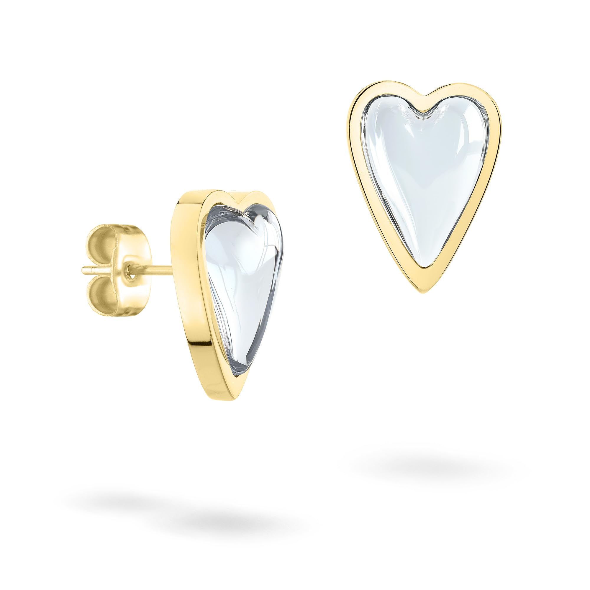 Liebeskind Berlin Ladies Earrings LJ-1699-E-15 in Stainless Steel IP Gold