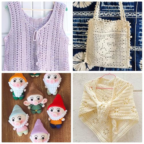 Image of Katech 1OO% Cotton Yarn for Crocheting & Knitting-2 Sport Weight-Baby Yarns