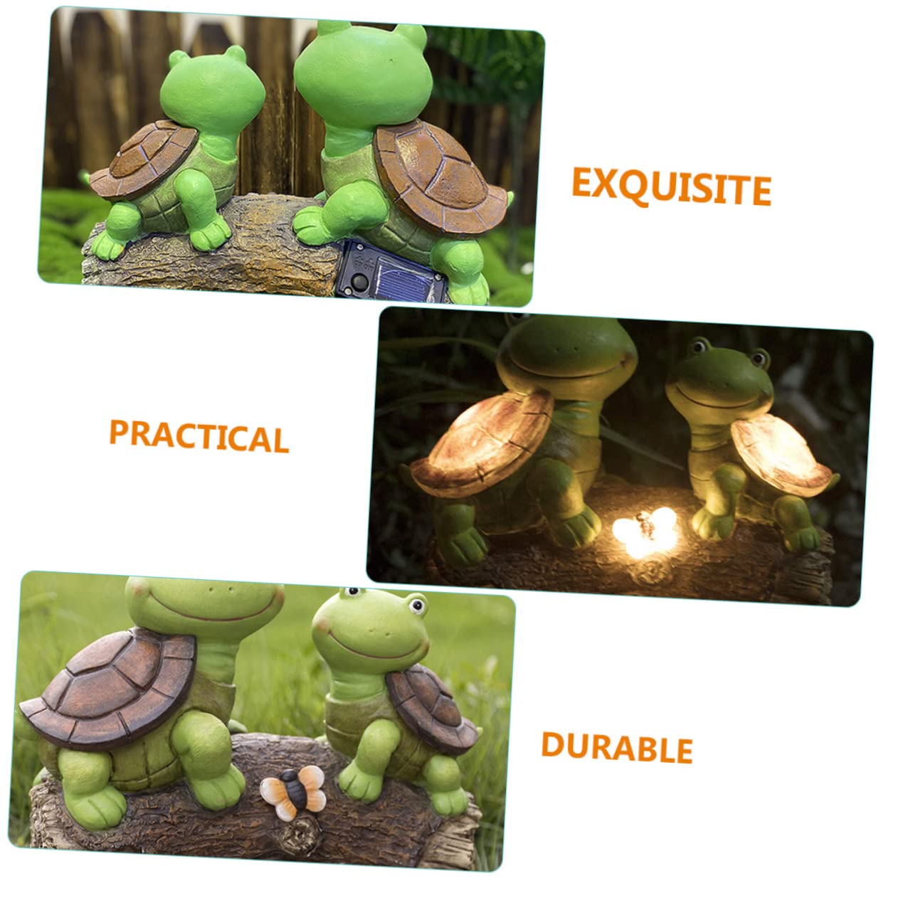 Toddmomy Garden Light Figurine Outdoor Solar Lamp for Decoration Charming Snail Design for Garden Decor and Night Illumination