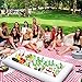 3PCS Inflatable Serving Trays Salad Ice Bar Food Drink Containers - BBQ Picnic Pool Party Supplies Buffet Luau Cooler,with a Drain Plug
