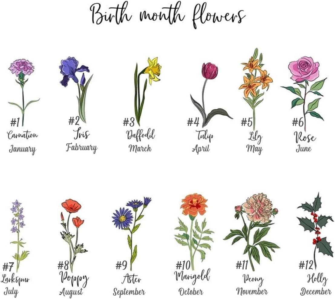 NAZENTI - Custom Grandma Mom Gardens Birth Month Flower Sweatshirt For Women, Mama Gifts For Birthday Mothers Day Christmas - Image 6