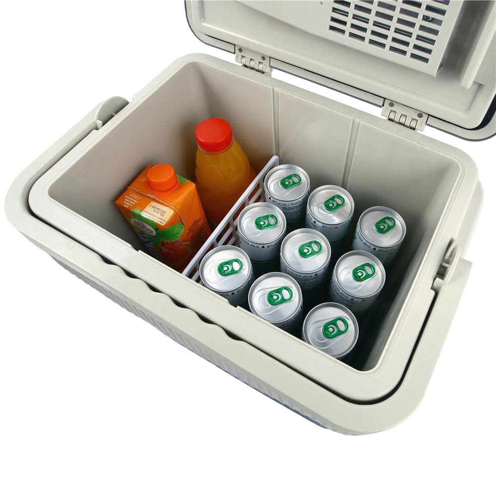 Unbekannt Borsa Termica per Auto & Presa 21 Litri 12 V & 230 V Contenitore Termico Isolante Box Camping