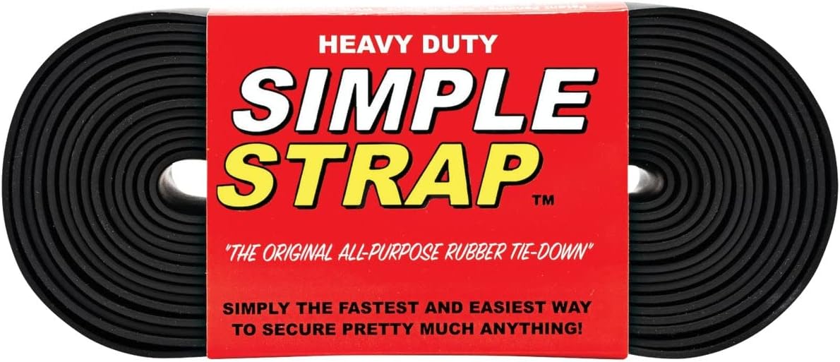 Simple Strap 3mm Heavy Duty Black Tie-Down Strap
