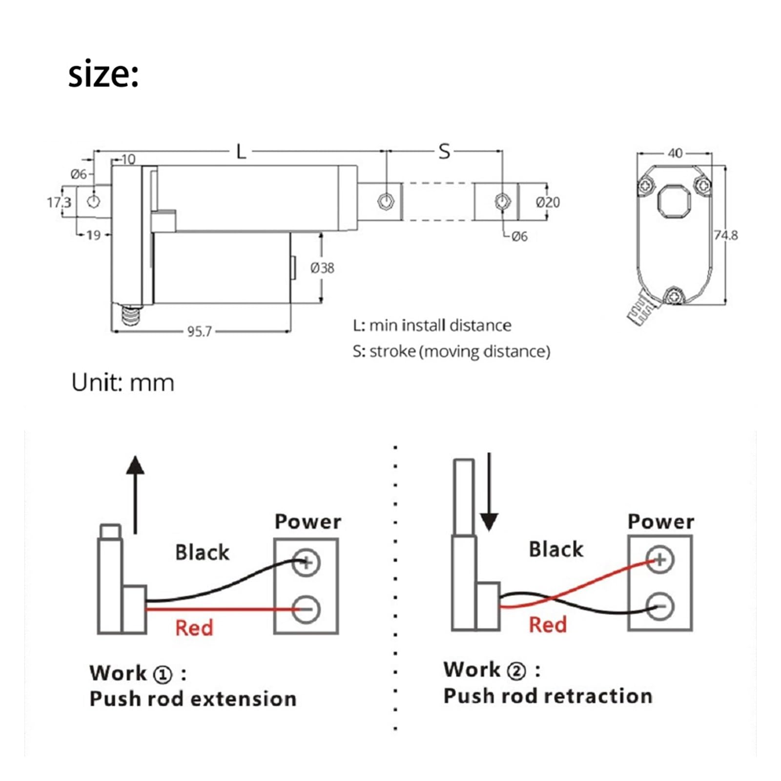 Linearantrieb, WIFI-Controller DC 12 V/24 V 1500 N Linearantrieb, Elektroantrieb Fensteröffner Linearmotor 30 W 50–250 mm Hub(12V 300N 30mm s,150mm Stroke length)