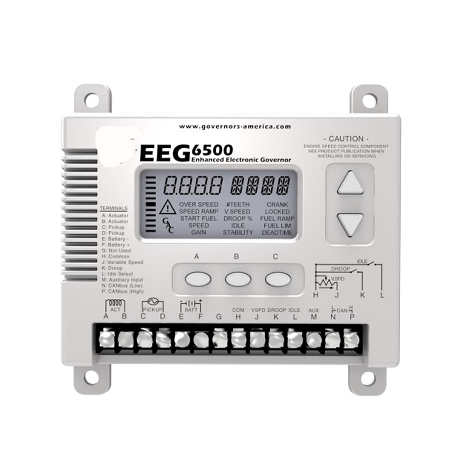 NURUGURE EEG6500 Diesel Generator Electronic Governor Speed Controller Repair Module for Genset