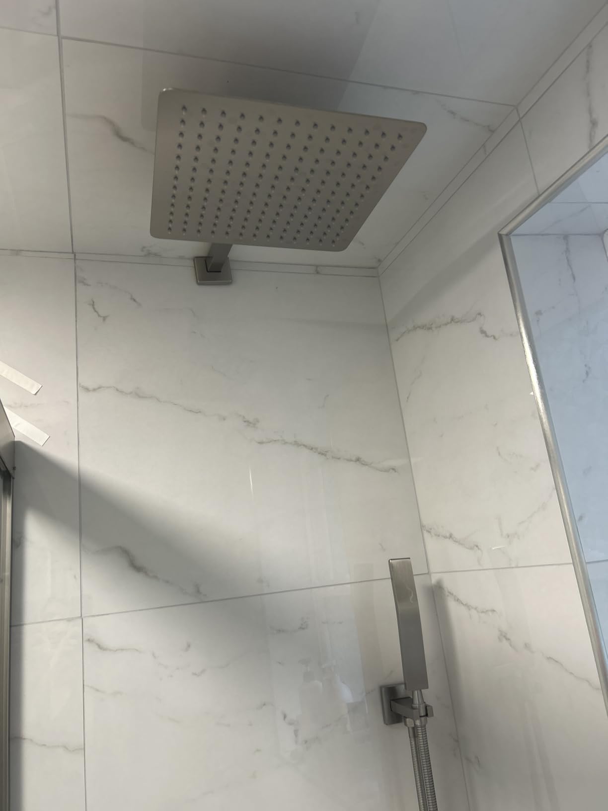 SR SUN RISE Tub and Shower Faucet Combo (12 inch, Brushed Nickel)