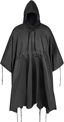 ACT FIRE Military Army Tactical Poncho WP20000mm Military Grade Waterproof Material