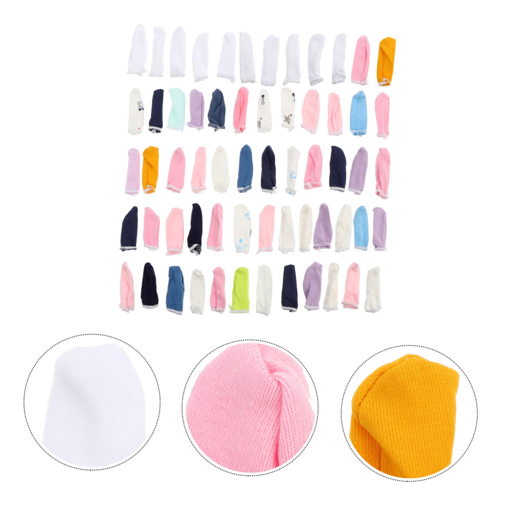 Didiseaon 60pcs Cotton Cut Resistant Breathable Reusable Protectors for Dry Hands Kitchen Craft Typing Sculpture