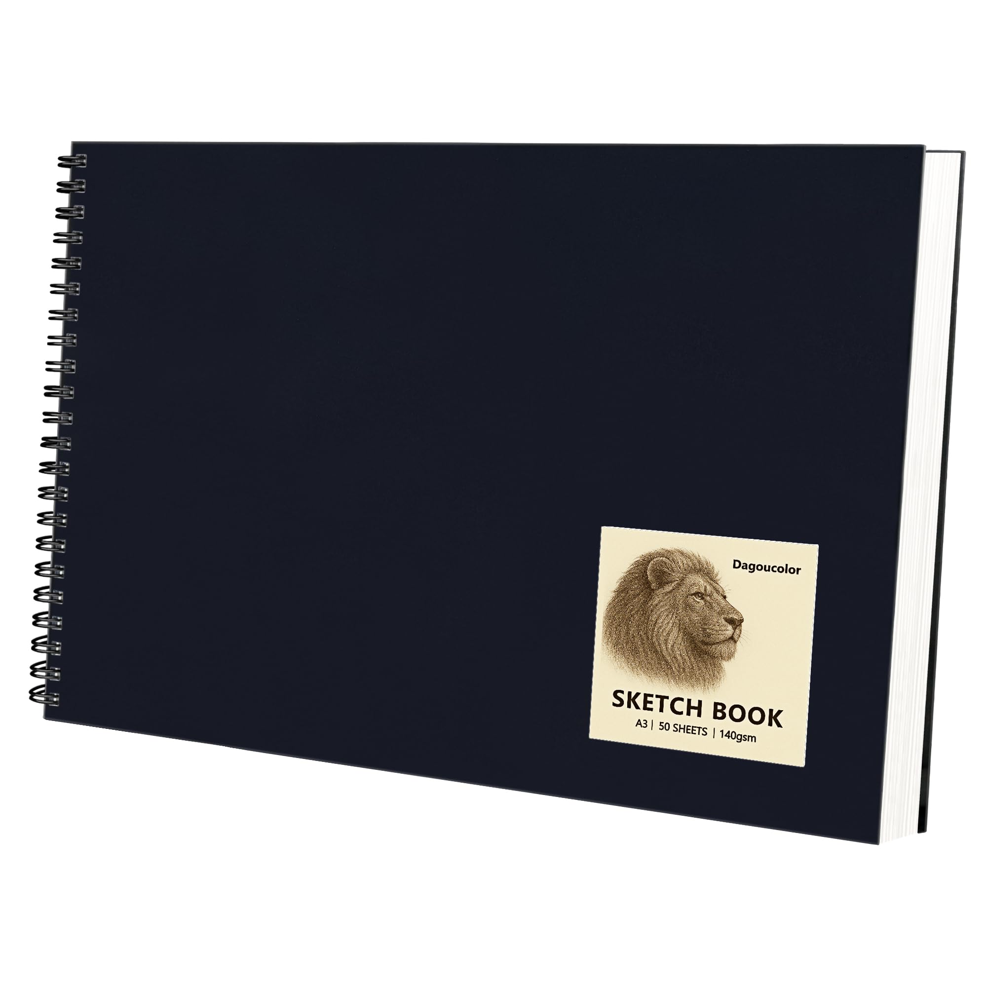 2 Pack A4 Sketchbook Spiraal Bound Sketch Pad, wit Tekenen