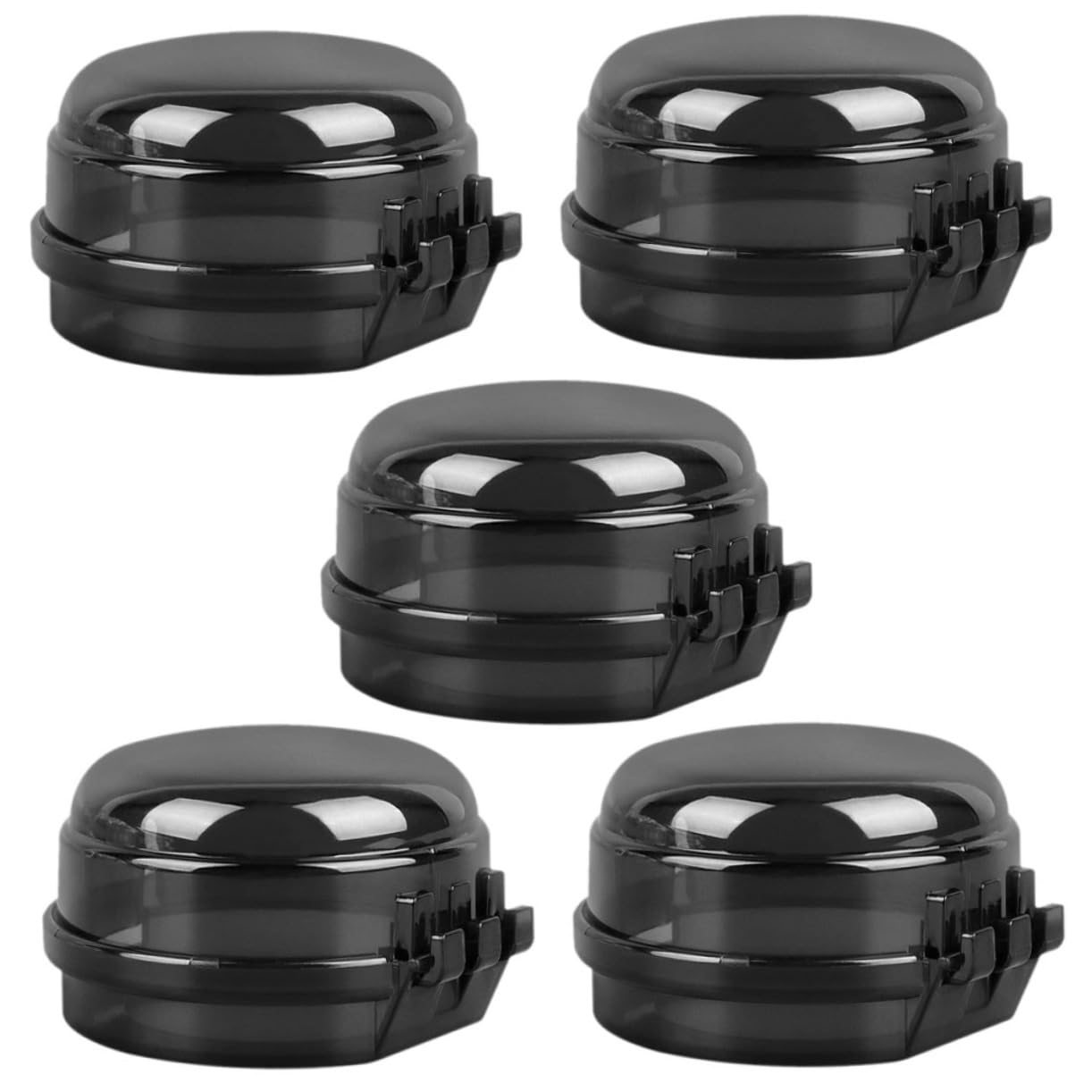 ULDIGI 5pcs Childproof Oven Knob Covers Gas Stove Safety Guard for Boys and Girls Easy Install Clean
