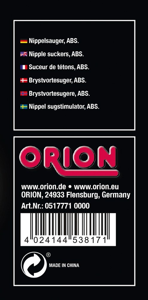 Orion NIPPEL Aspirapolvere – Due capezzoli pompe im Set, capezzoli Aspirapolvere con extra forte assorbimento grazie al Meccanismo, capezzoli pompa per le donne e gli uomini