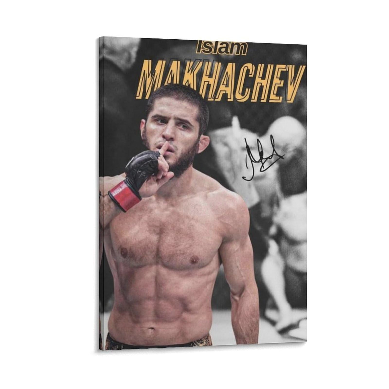 FCOIN Islam Makhachev Canvas Poster Print Photo Art Painting Canvas Poster Home Modern Decor Posters 16x24inch(40x60cm)