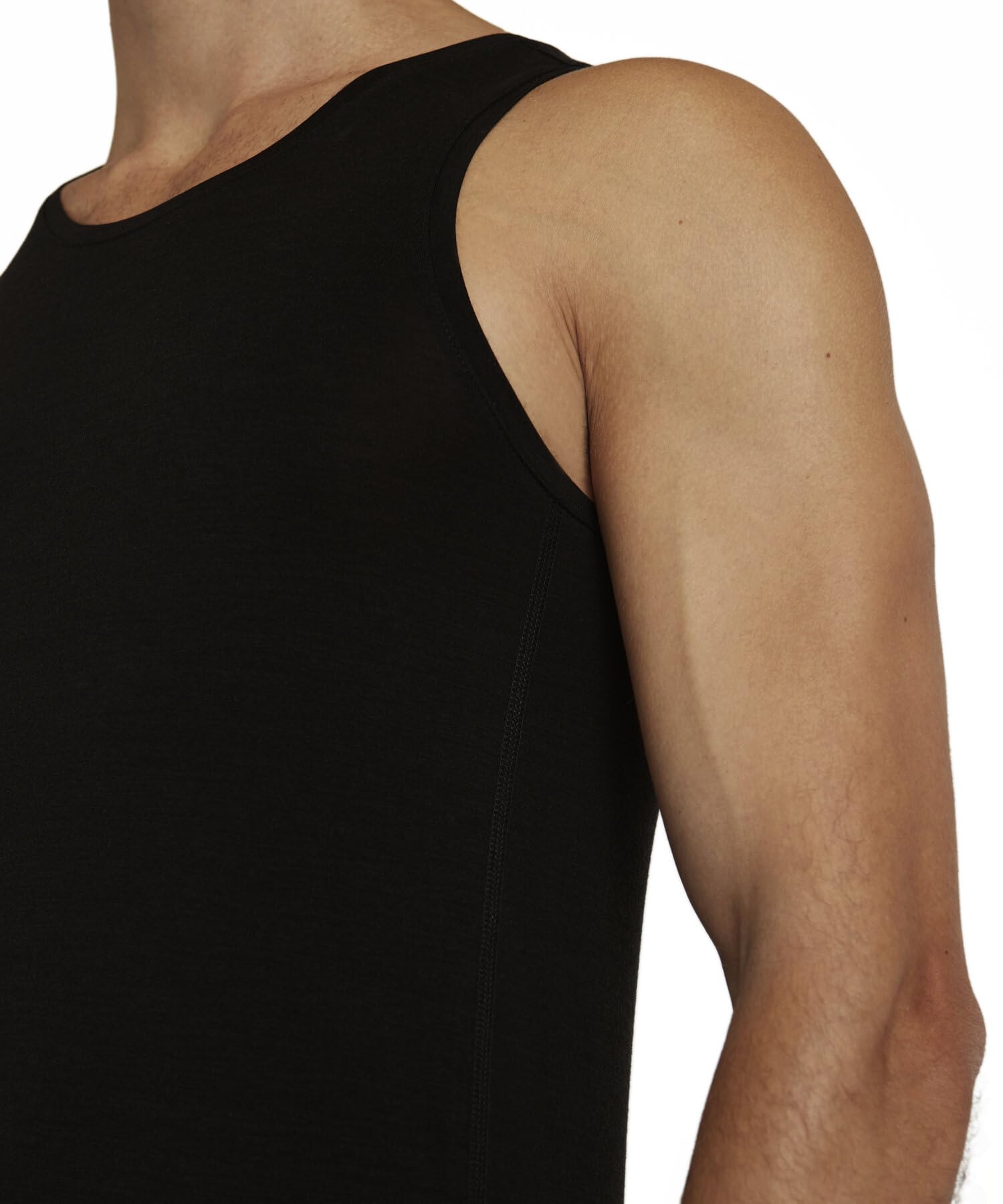 FALKE Herren Daily ClimaWool Singlet Unterwäsche Unterhemd Muscle-Shirt bequem weich flache Nähte körpernah nachhaltig feuchtigkeitsregulierend schnelltrocknend atmungsaktive Wolle Lyocell 1 Stück