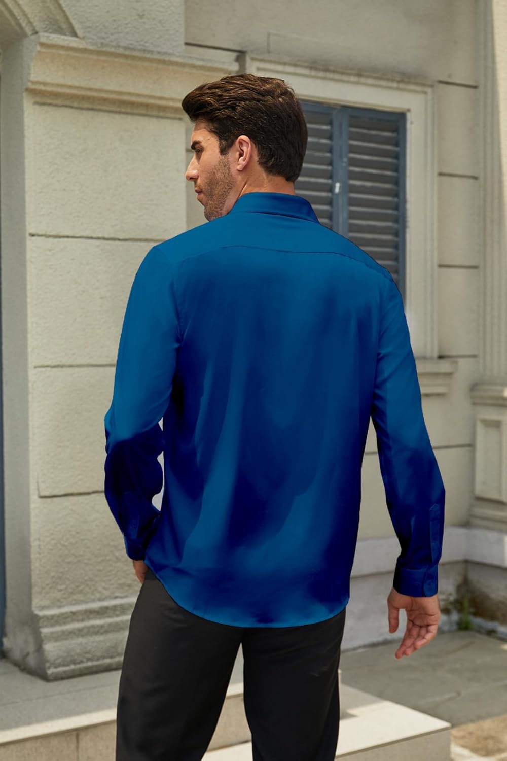 ONKEEP Camisas sociais masculinas de manga comprida com botões, cor lisa, casual, negócios, modelagem regular com bolso em promoção! Veja a oferta e mais achadinhos de Camisas 4 Hoje é o melhor dia para comprar ONKEEP Camisas sociais masculinas de manga comprida com botões, cor lisa, casual, negócios, modelagem regular com bolso com aquele preço maroto! Promoção! Aproveite a oferta! 4