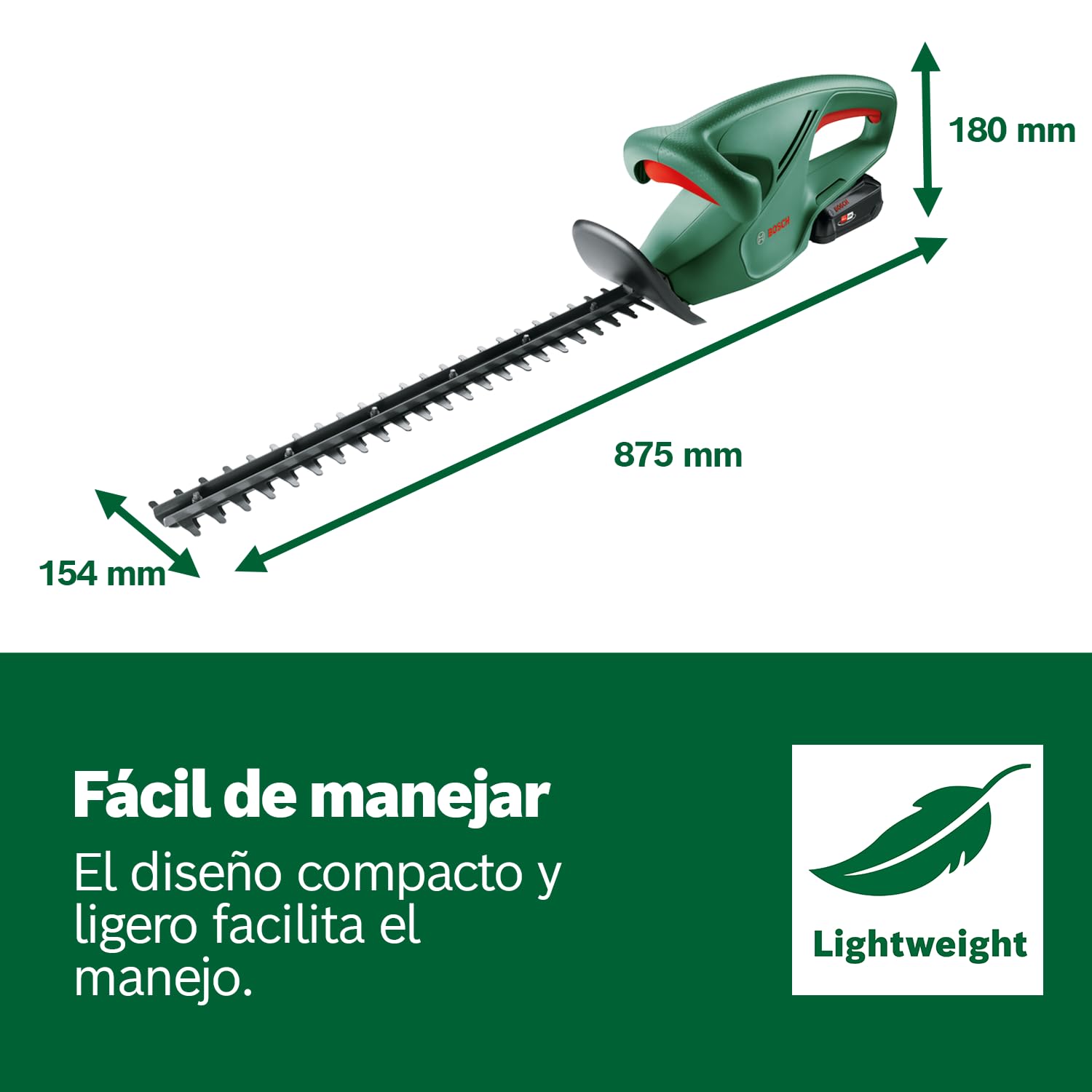 Bosch Cortasetos a batería EasyHedgeCut 18V-44-11