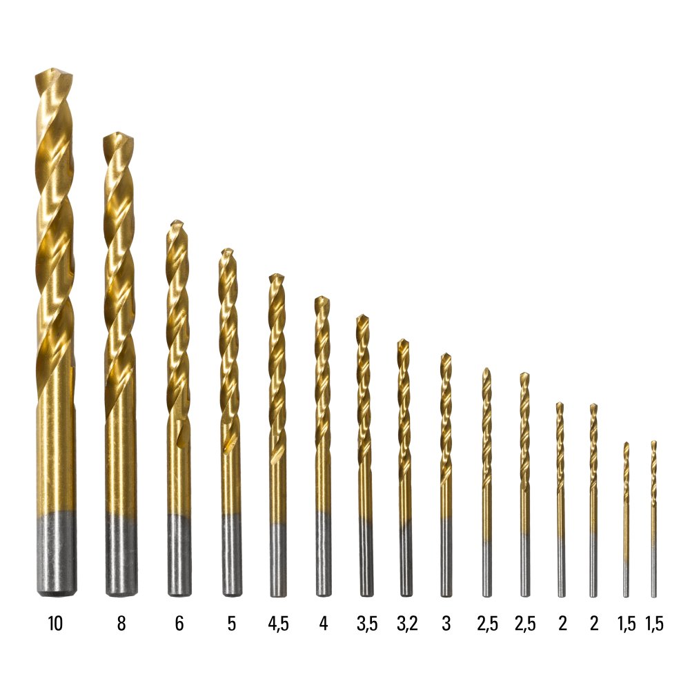 HSS Drill Set 15 Pieces, No Color - Image 4