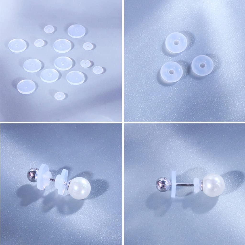 Piercing Silicone Discs Flexible Anti Hyperplasia Saucer Prevents Irritation Drilling Ear Piercing Discs