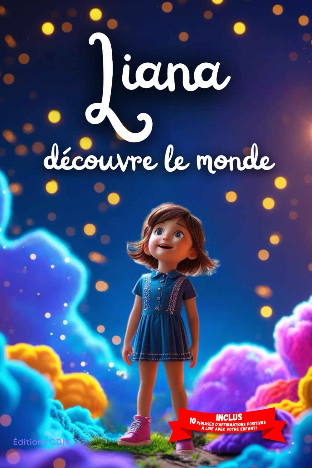Liana découvre le monde: Livre personnalisé prénom, mini-histoires magiques, aventures, confiance en soi, leçons de vie, affirmations positives, ... en famille, endormissement paisible : Liana