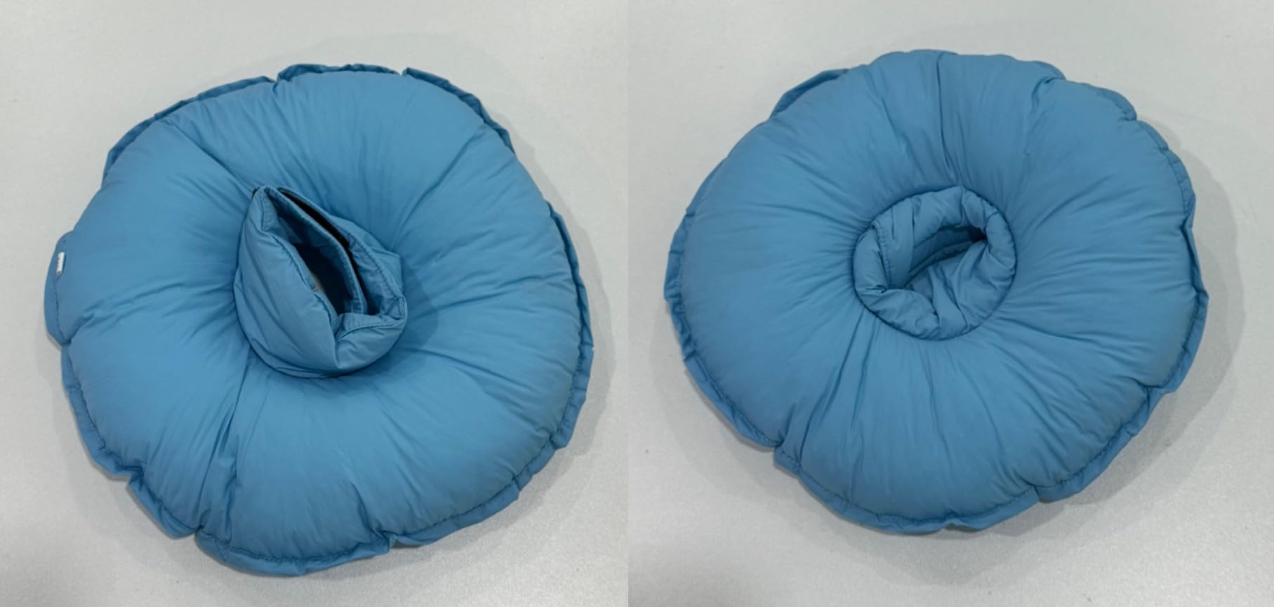 Cat Cones to Stop Licking, Comfy Kitten Doughnut Collar Soft Cat Cones for Kittens Post Op Collar to Stop Scratching(Blue, S)