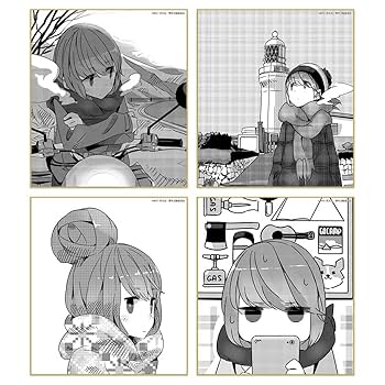 新品　ゆるキャン△ トレーディングミニ色紙　原作版　各務原なでしこ　志摩リン 株式会社ホビーストック:: 商品詳細 - 【再販】ゆるキャン