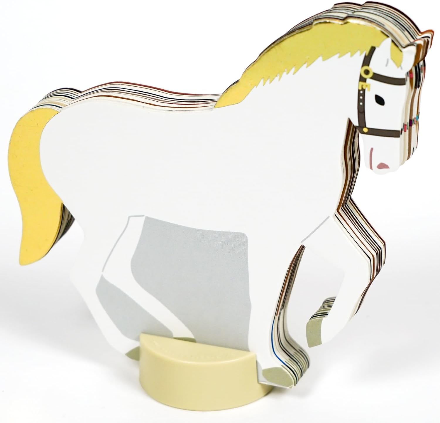 2026年 干支 午 卓上カレンダー かわいい馬 うま アニマルダイカット - 画像 (4)