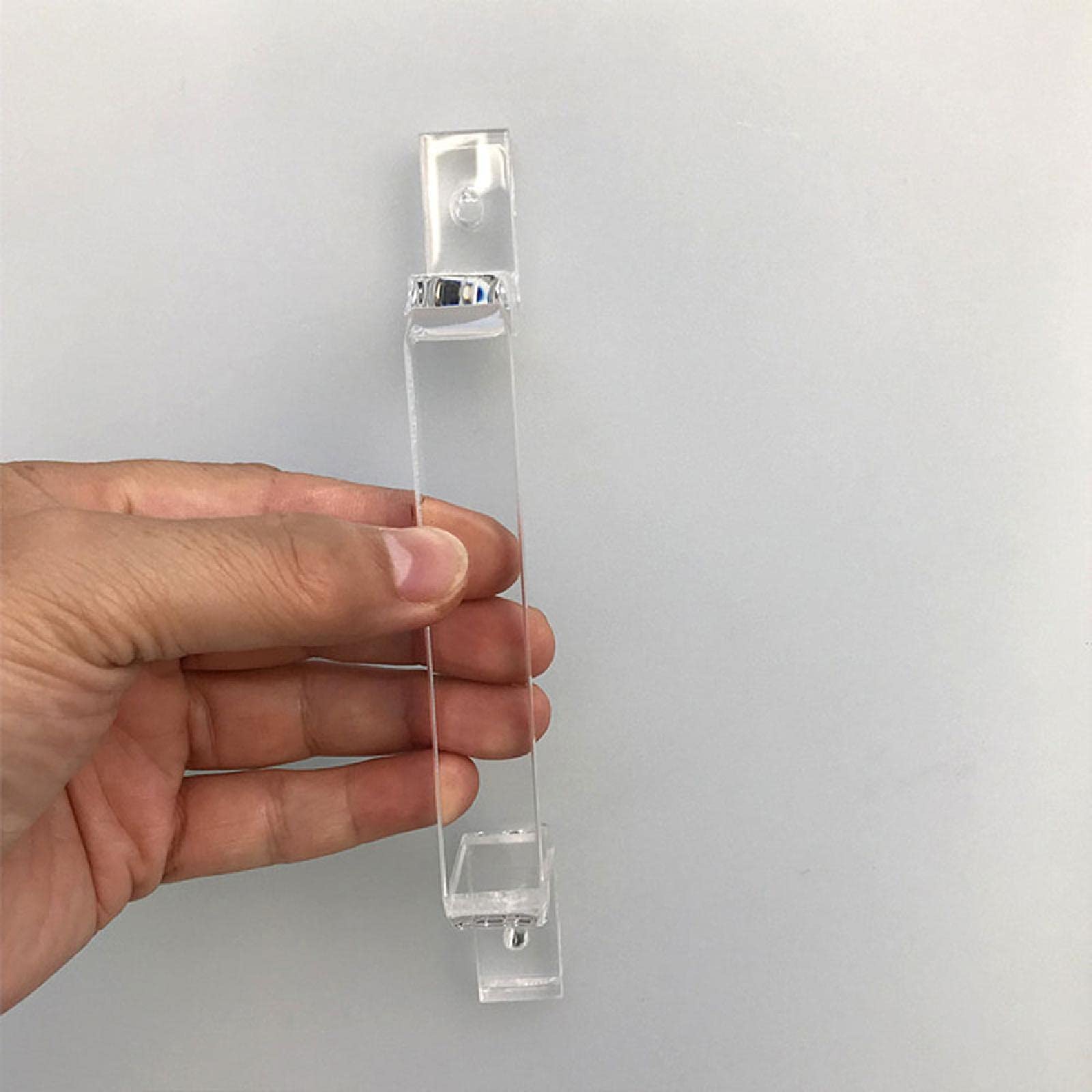 3 PCS Acrylic Clear Furniture Handle Kitchen Cupboard Cabinet Door Pull Bedroom Dresser Drawer Knob Bathroom Wardrobe Decorating 180x18x54mm - Image 3