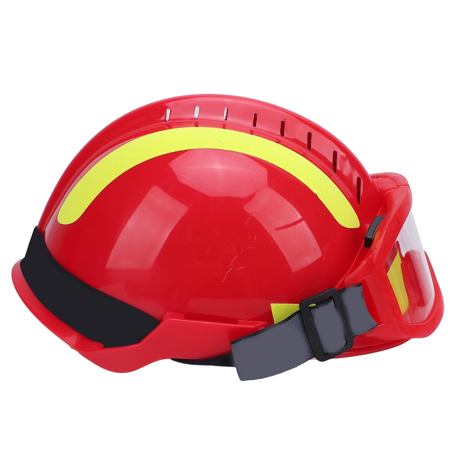 Casco de Trabajo en Altura con PC ventilado y ranurado Ligero para búsqueda de Emergencia en Caso de terremoto y F2 Blanco