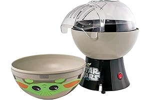 Uncanny Brands Star Wars: The Mandalorian Baby Yoda Popcorn Bowl
