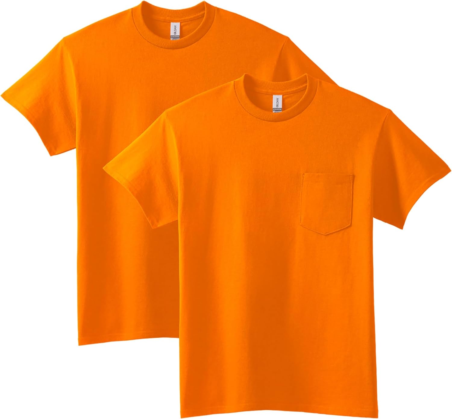Gildan Unisex-Adult Ultra Cotton T-Shirt With Pocket, Style G2300, 2-Pack