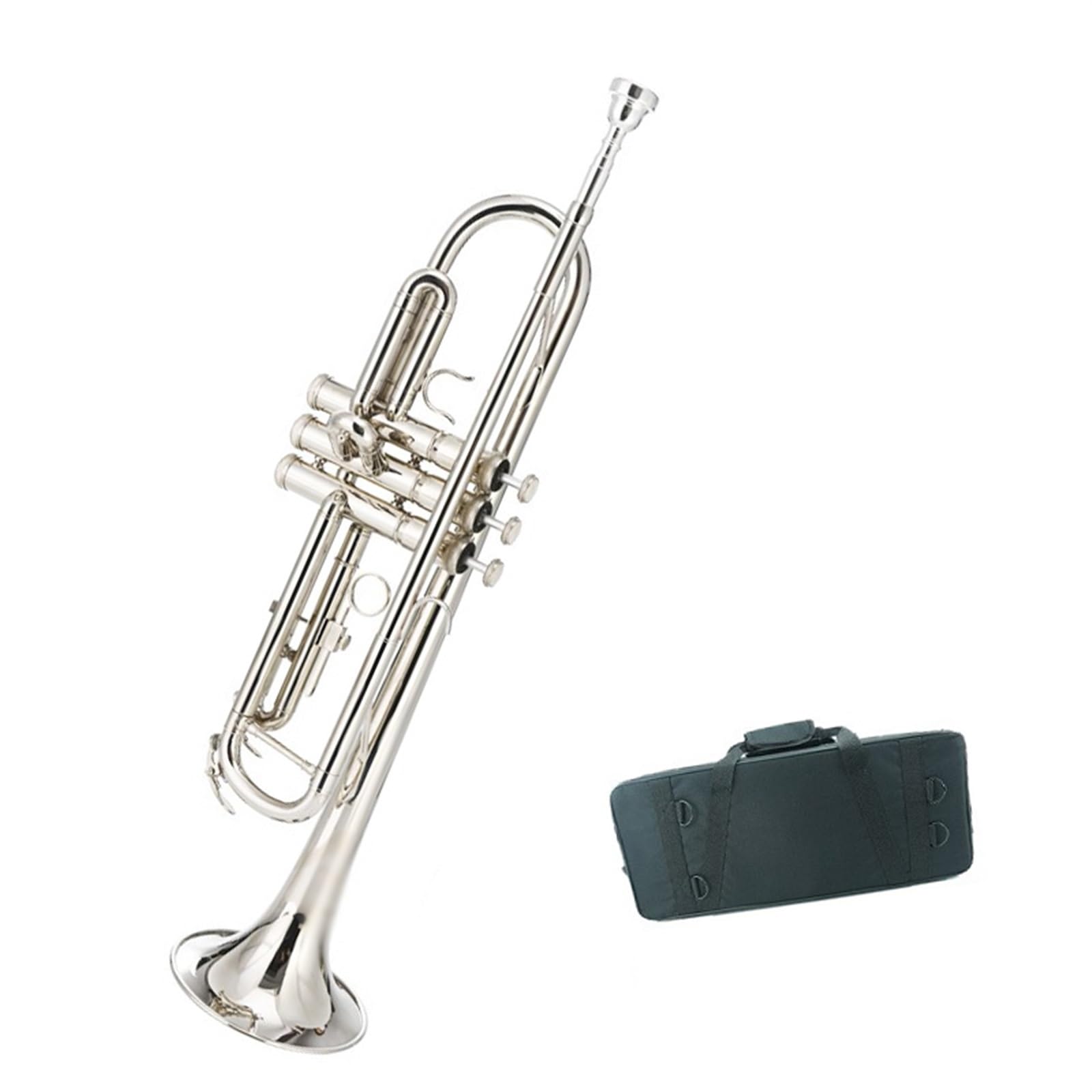 strumento in ottone a tromba Strumento Musicale A Tromba Verso Il Basso B-tune Tromba In Alpacca Per Principianti Professionista Che Suona L'argento Alpacca