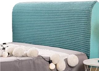 Testata del Letto Copri Alta Elastico all-Inclusive di Testa Letto Copertura Morbido Magic Velvet Testiera Letto Coperchio Posteriore della Protezione della Polvere Testiere Copri,Green-120cm