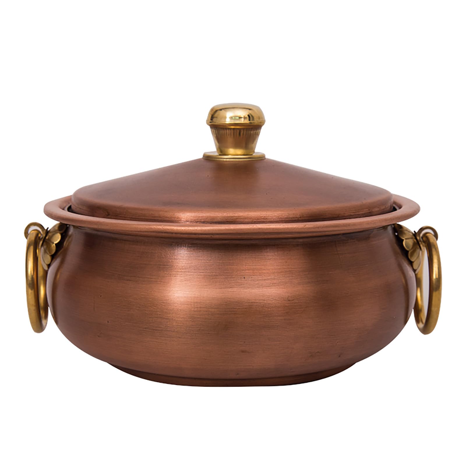 Gorący garnek miedziany, bardzo gruby, pokryty cyną, garnek do gotowania 19,8 cm, nadaje się do indukcji i zmywarki, idealny do domu, restauracji i fondue
