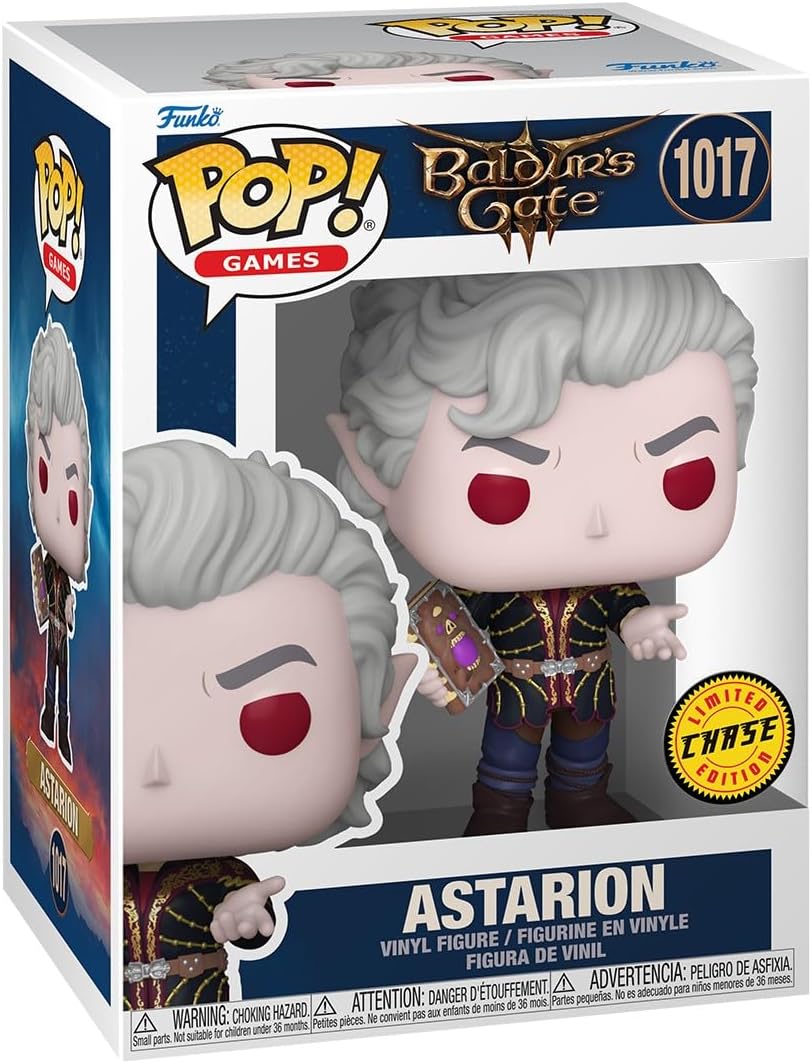 Funko Pop Games: Baldur's Gate - Astarion - 1/6 Odds for Rare Chase Variant - (Style May Vary) - Baldur's Gate 3 - Collectable Vinyl Figure - Gift Idea - Official Merchandise - Video Games Fans