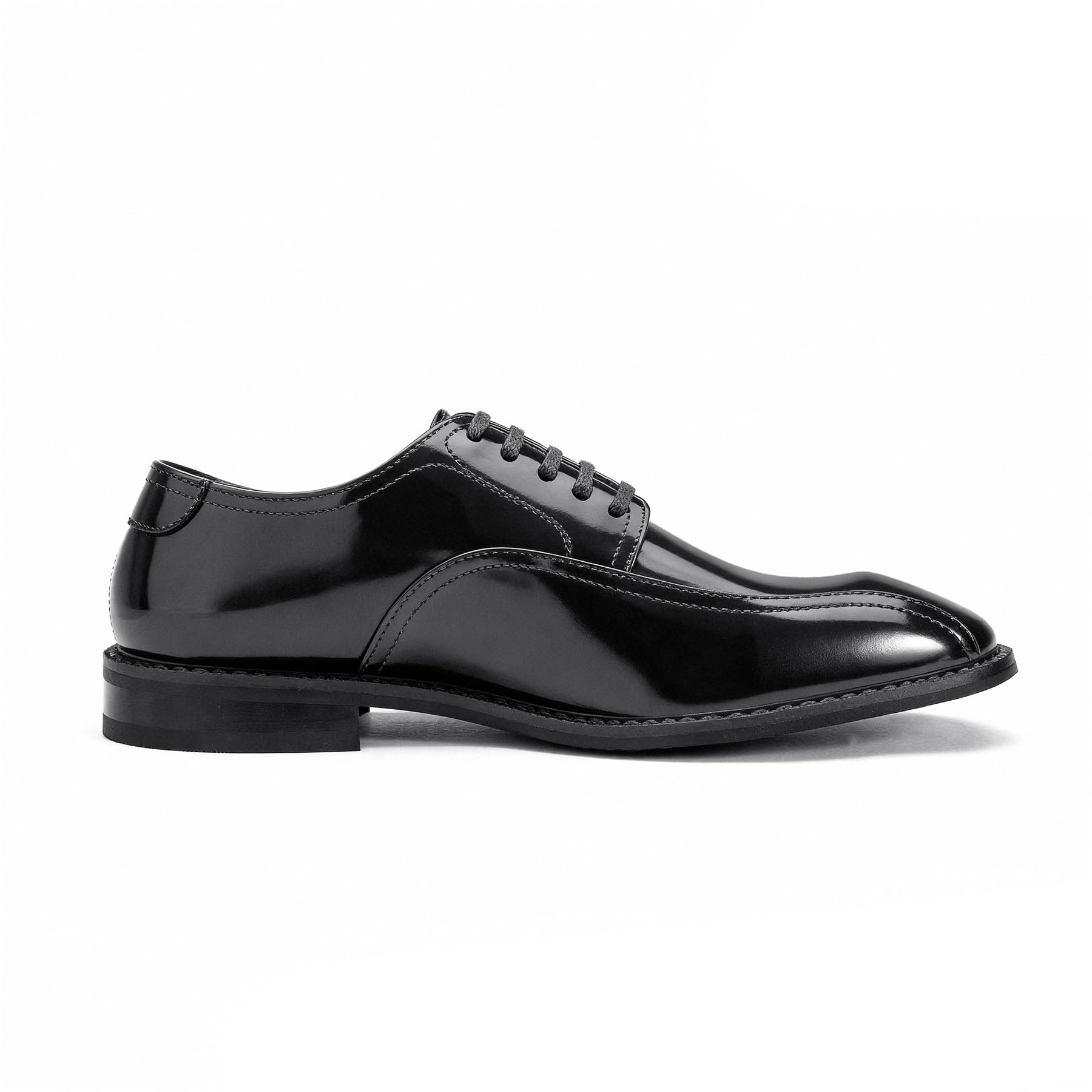 Allthemen Hombre Zapatos Derby para Oxford Brogue Clásicos De Punta Fina De Charol con Cordones
