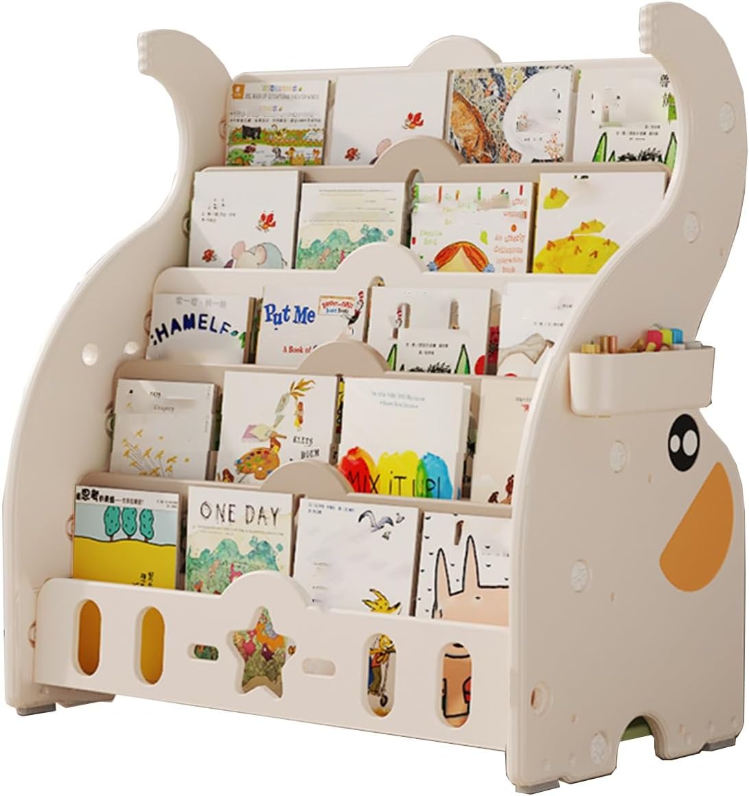 Kids Toy Storage Organizer And Children Bookshelf, Multifunctional Bookcase With Storage Cubbies, Bookcase Display Stand, Toy Storage Organizer For Bedroom, Playroom, Hallway ( Color : /Brown , Size :